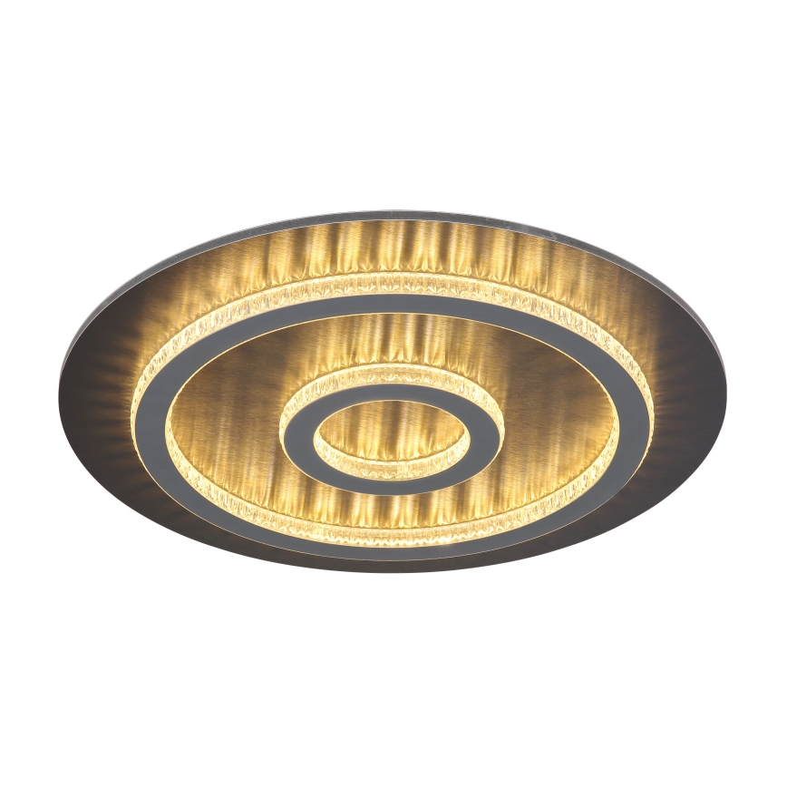 Globo - LED dimmējams griestu gaismeklis LED/40W/230V 3000-6500K Ø45 cm antracīts + ar tālvadības pulti