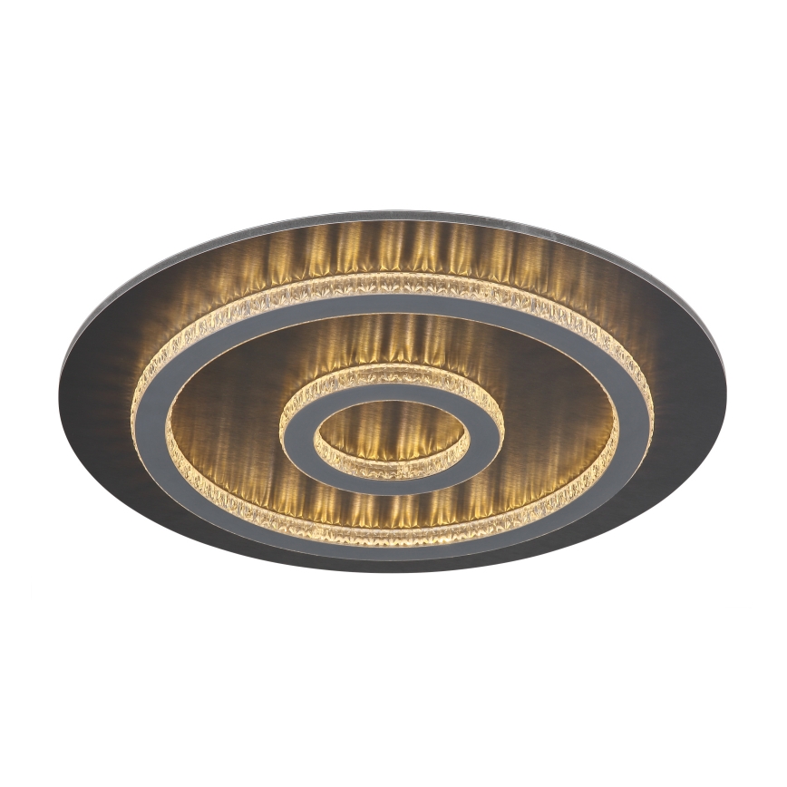 Globo - LED dimmējams griestu gaismeklis LED/40W/230V 3000-6500K Ø45 cm antracīts + ar tālvadības pulti