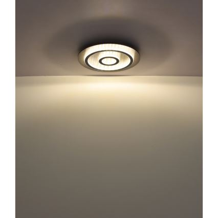 Globo - LED dimmējams griestu gaismeklis LED/40W/230V 3000-6500K Ø45 cm antracīts + ar tālvadības pulti