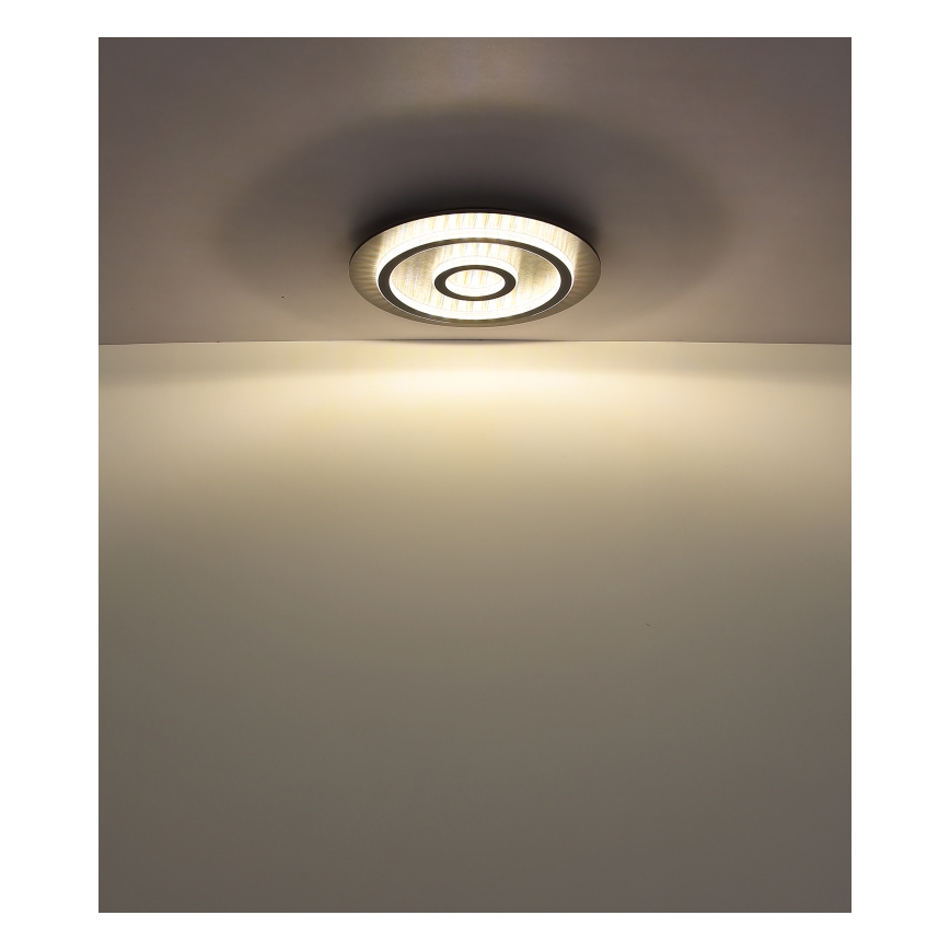 Globo - LED dimmējams griestu gaismeklis LED/40W/230V 3000-6500K Ø45 cm antracīts + ar tālvadības pulti