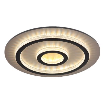 Globo - regulējama LED griestu lampa LED/40W/230V 3000-6500K Ø 45 cm melna + tālvadība