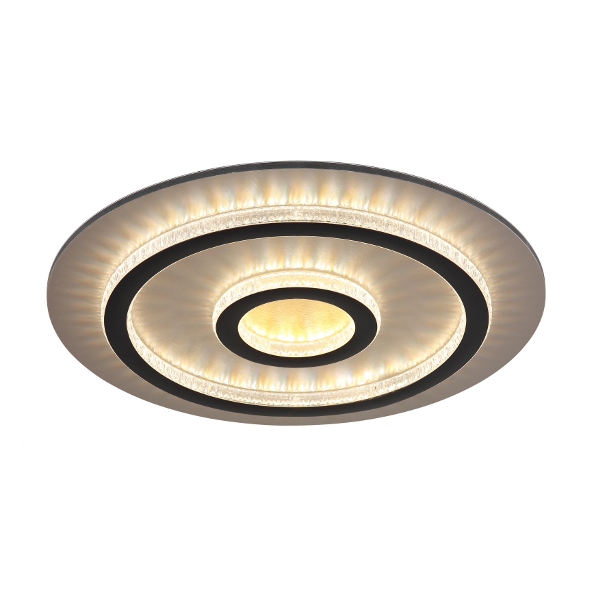 Globo - regulējama LED griestu lampa LED/40W/230V 3000-6500K Ø 45 cm melna + tālvadība