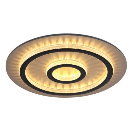 Globo - regulējama LED griestu lampa LED/40W/230V 3000-6500K Ø 45 cm melna + tālvadība