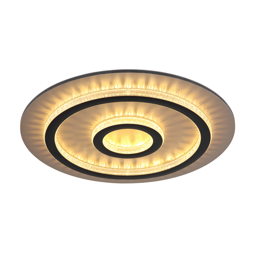 Globo - regulējama LED griestu lampa LED/40W/230V 3000-6500K Ø 45 cm melna + tālvadība