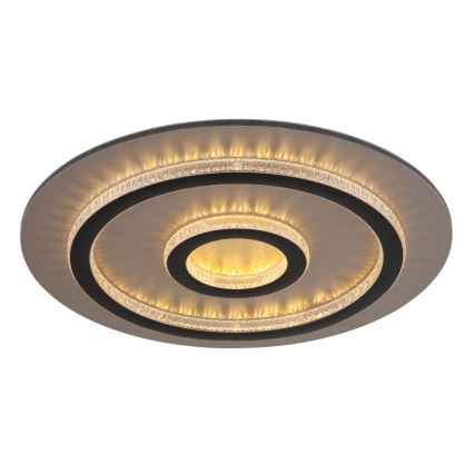 Globo - regulējama LED griestu lampa LED/40W/230V 3000-6500K Ø 45 cm melna + tālvadība