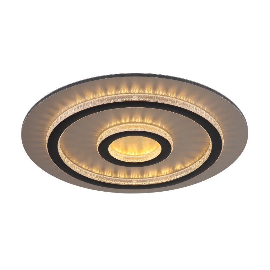 Globo - regulējama LED griestu lampa LED/40W/230V 3000-6500K Ø 45 cm melna + tālvadība