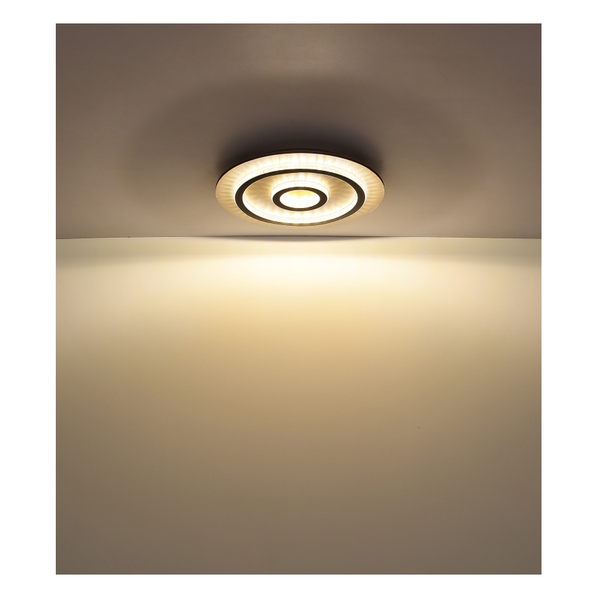 Globo - regulējama LED griestu lampa LED/40W/230V 3000-6500K Ø 45 cm melna + tālvadība