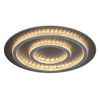 Globo - LED aptumšojama griestu lampa LED/60W/230V 3000-6500K Ø 55 cm antracīts ar tālvadības pulti