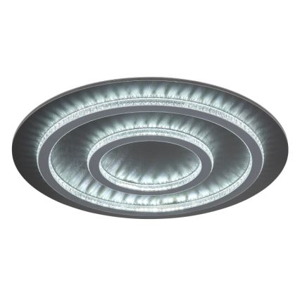 Globo - LED aptumšojama griestu lampa LED/60W/230V 3000-6500K Ø 55 cm antracīts ar tālvadības pulti