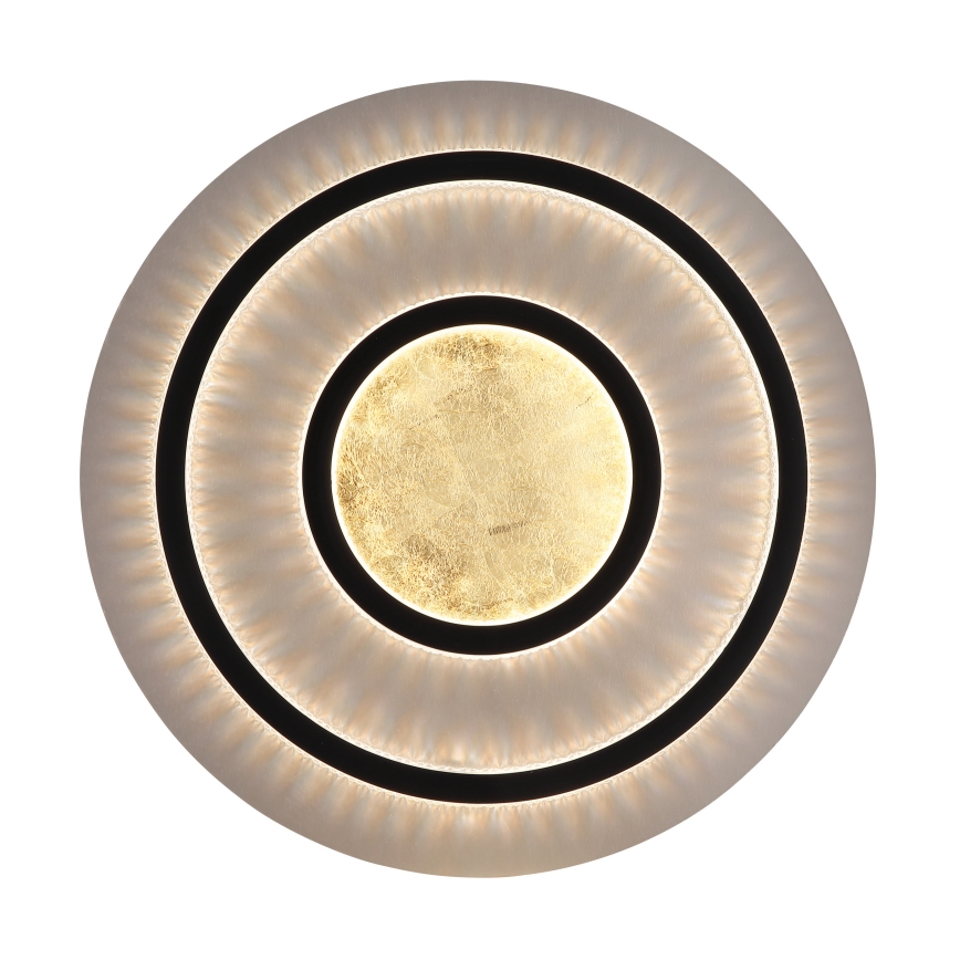 Globo - LED griestu gaismeklis ar regulējamu spilgtumu LED/60W/230V 3000-6500K Ø 55 cm melns + tālvadības pults
