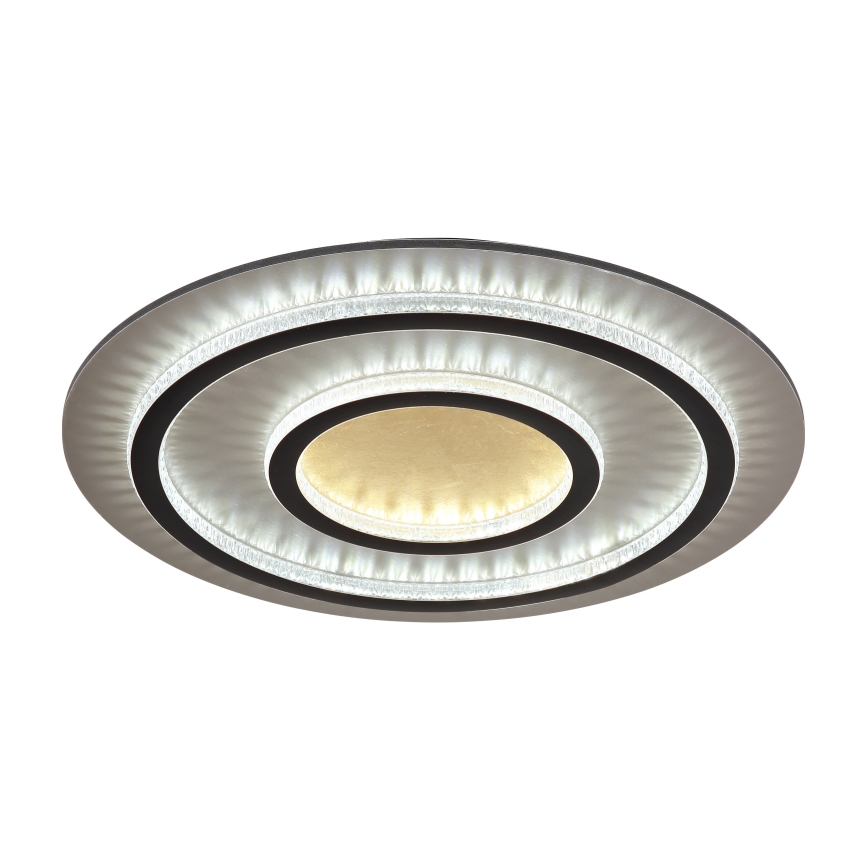Globo - LED griestu gaismeklis ar regulējamu spilgtumu LED/60W/230V 3000-6500K Ø 55 cm melns + tālvadības pults
