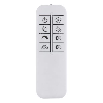 Globo - LED griestu gaismeklis ar regulējamu spilgtumu LED/60W/230V 3000-6500K Ø 55 cm melns + tālvadības pults