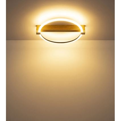 Globo - LED griestu gaismeklis LED/15W/230V 3000K 41,4x38 cm bēšs