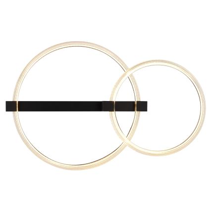 Globo - LED griestu gaismeklis LED/24W/230V 3000K 58x38 cm melns