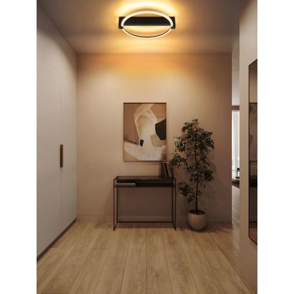 Globo - LED griestu gaismeklis LED/15W/230V 3000K 41,4x38 cm melns