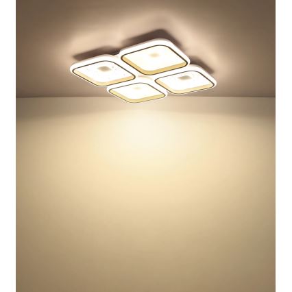Globo - LED aptumšojams griestu gaismeklis LED/55W/230V 2700-6000K 54x54 cm + tālvadība