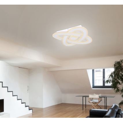 Globo - LED regulējams griestu gaismeklis LED/36W/230V 3000-6000K diametrs 50 cm balts + tālvadības pults