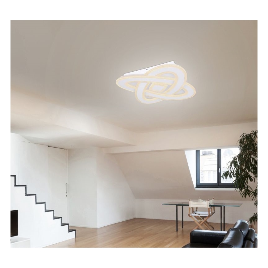 Globo - LED regulējams griestu gaismeklis LED/36W/230V 3000-6000K diametrs 50 cm balts + tālvadības pults