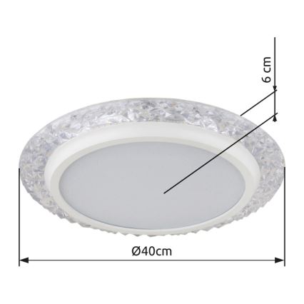 Globo - LED Griestu lampa LED/22W/230V 3000K d. 40 cm