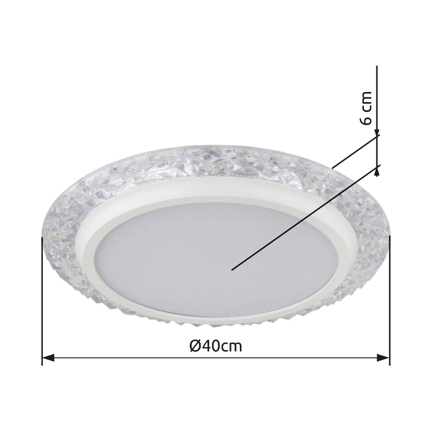 Globo - LED Griestu lampa LED/22W/230V 3000K d. 40 cm