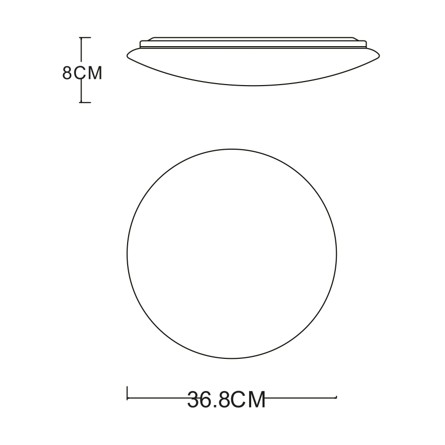 GLOBO - LED Griestu lampa LED/24W/230V