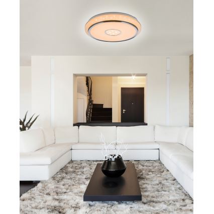 Globo - regulējama LED griestu lampa LED/40W/230V 2700-6500K + tālvadības pults