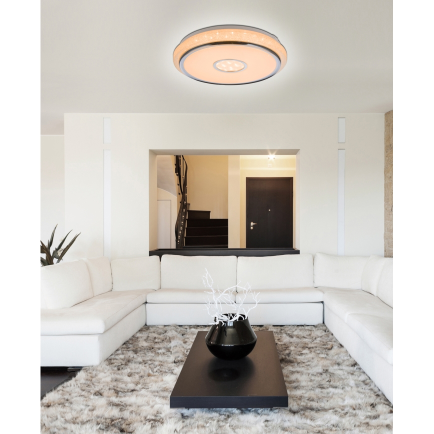 Globo - regulējama LED griestu lampa LED/40W/230V 2700-6500K + tālvadības pults