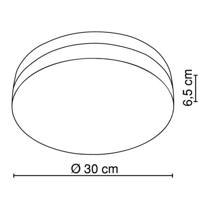 Globo - Griestu lampa 3xE27/40W/230V