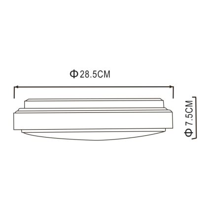 Globo - LED Griestu lampa LED/18W/230V 3000K