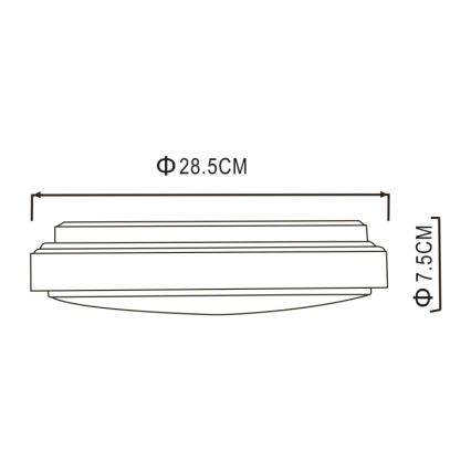 Globo - LED griestu lampa LED/18W/230V 3000K