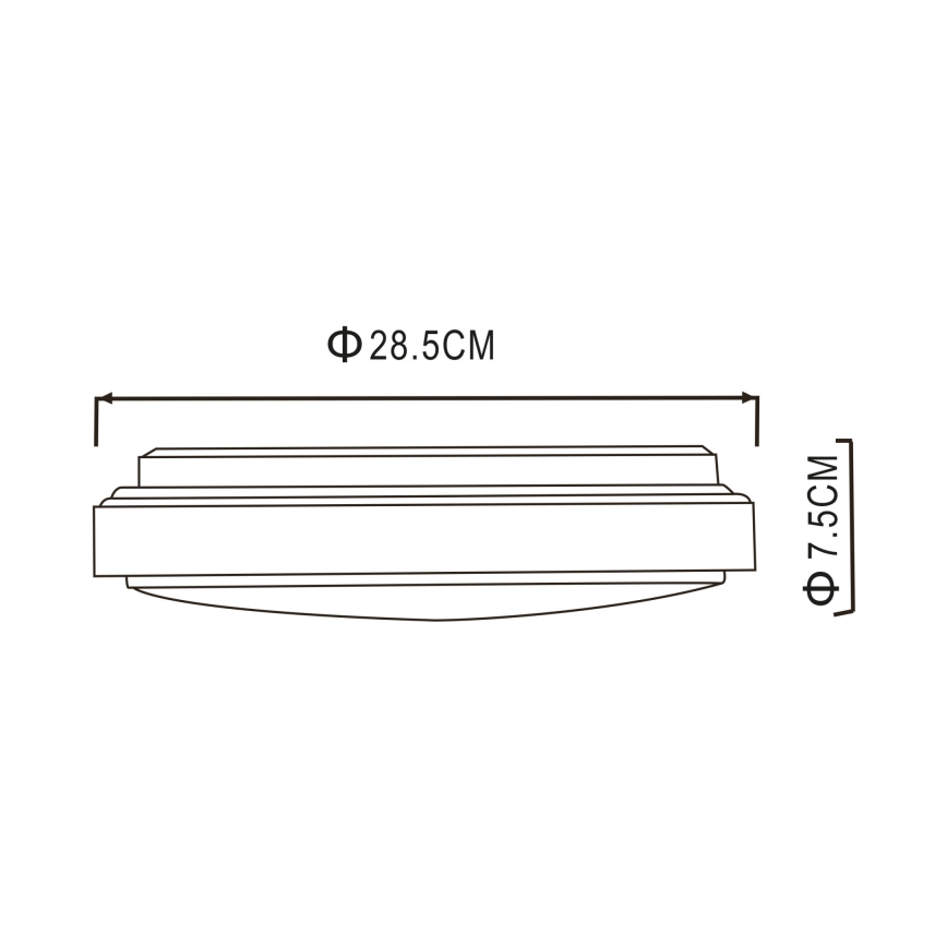 Globo - LED griestu lampa LED/18W/230V 3000K