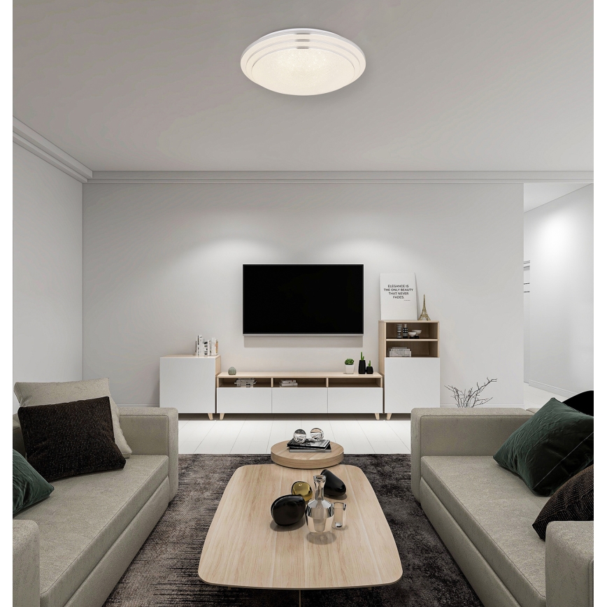 Globo - LED Aptumšojama griestu lampa LED/18W/230V d. 40 cm 2700-6500K + tālvadības pults
