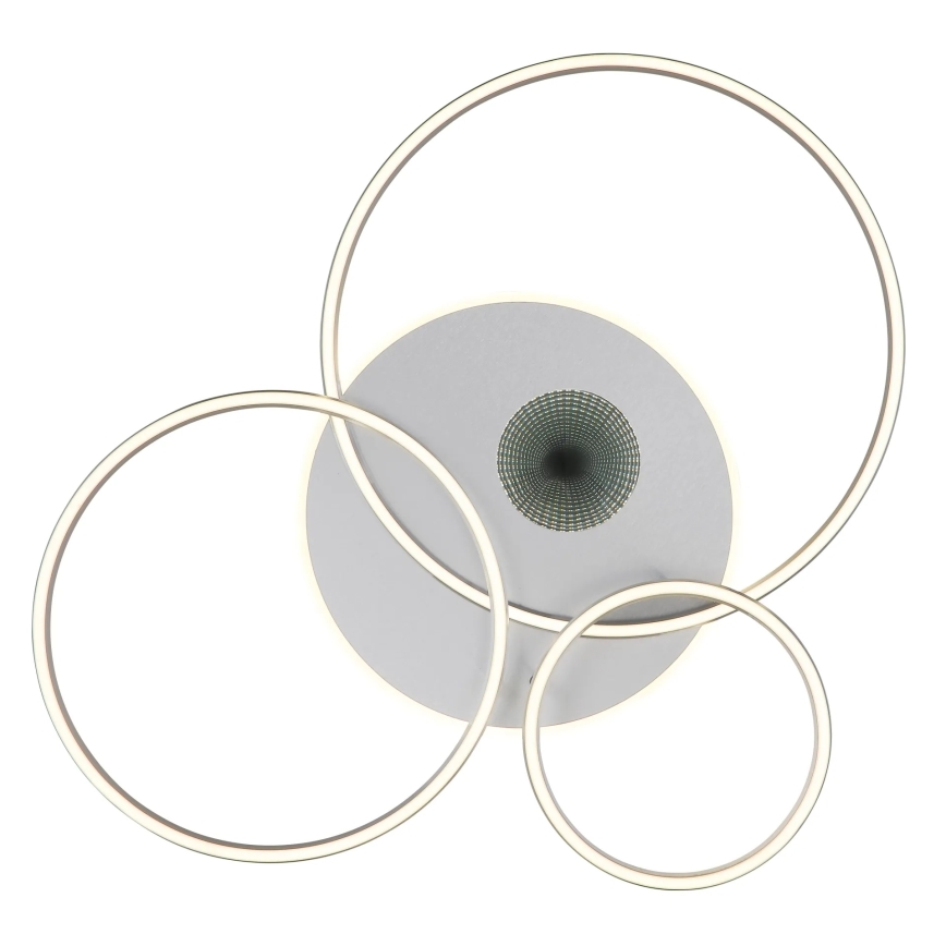 Globo - LED dimmējams griestu gaismeklis LED/54W/230V 2700-6500K 90x70 cm sudraba + tālvadības pults