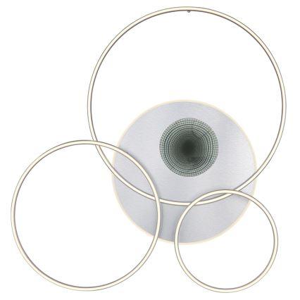 Globo - regulējama LED griestu lampa LED/70W/230V 2700-6500K matēts hroms + tālvadība