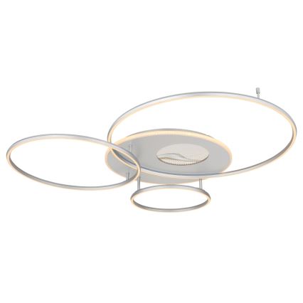 Globo - regulējama LED griestu lampa LED/70W/230V 2700-6500K matēts hroms + tālvadība