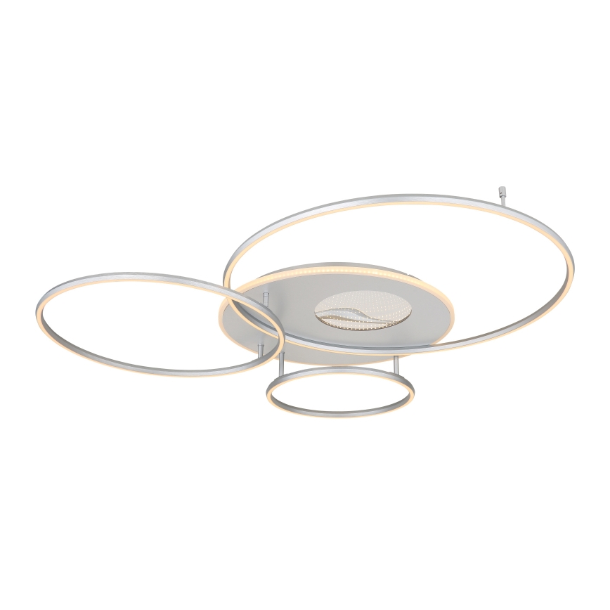 Globo - regulējama LED griestu lampa LED/70W/230V 2700-6500K matēts hroms + tālvadība