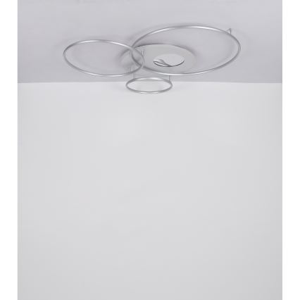 Globo - LED regulējams griestu gaismeklis LED/70W/230V 2700-6500K matēts hroms + tālvadība