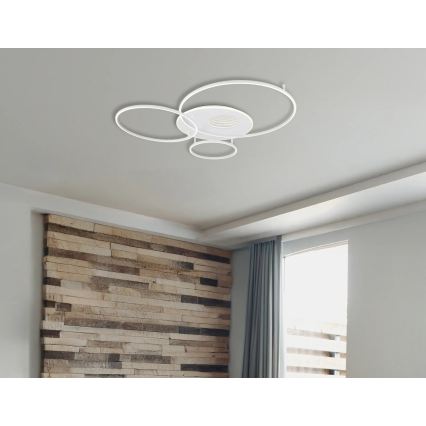 Globo - LED Regulējams griestu gaismeklis LED/70W/230V 2700-6500K 105x26,5 cm balts + tālvadība