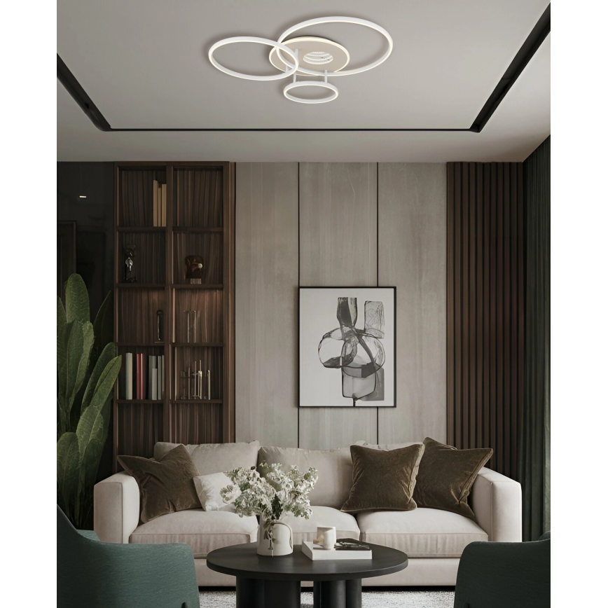 Globo - dimējams LED griestu gaismeklis LED/40W/230V 2700-6500K 70x80,7 cm + tālvadība