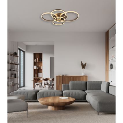 Globo - LED Griestu lampa LED/70W/230V 3000K 88x110 cm antracīta