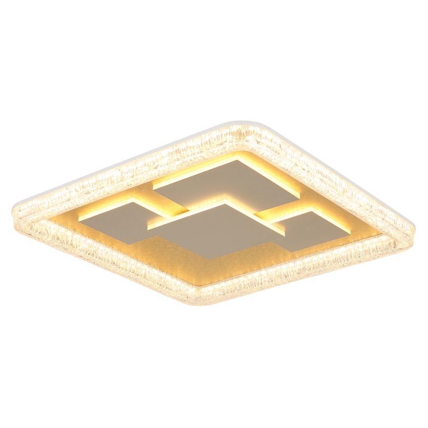Globo - LED griestu gaismeklis LED/40W/230V 3000K 48,8x48,8 cm zelta