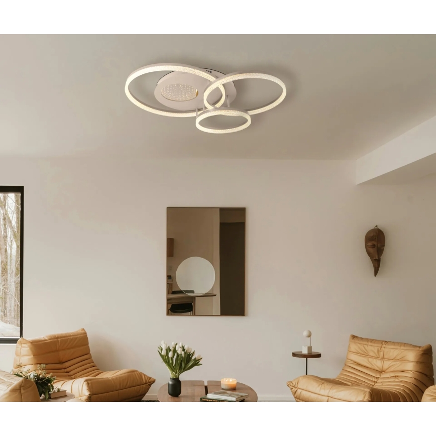 Globo - LED griestu lampa LED/40W/230V 3000K 78x60 cm bēša