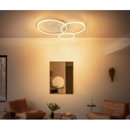 Globo - LED griestu lampa LED/40W/230V 3000K 78x60 cm bēša