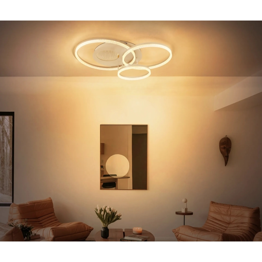 Globo - LED griestu lampa LED/40W/230V 3000K 78x60 cm bēša