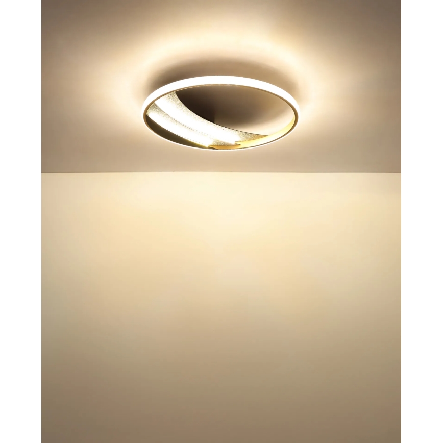 Globo - LED griestu gaismeklis LED/24W/230V 3000/4000/6000K Ø 41 cm zelta krāsā