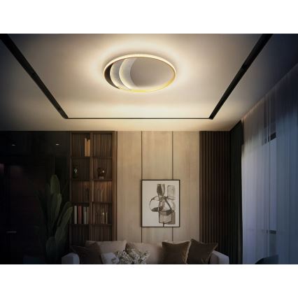 Globo - LED griestu gaismeklis LED/40W/230V 3000/4000/6000K Ø 52 cm zelta