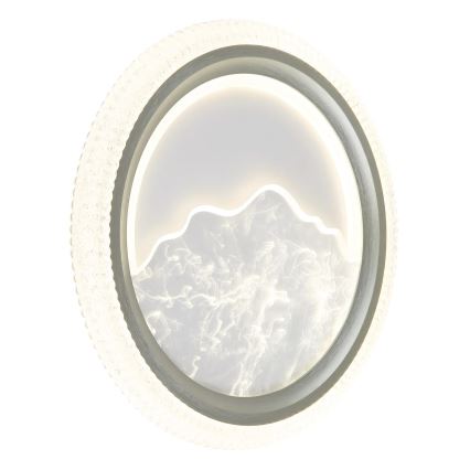 Globo - LED griestu gaismeklis LED/28W/230V 3000/4000/6500K Ø 39,5 cm sudraba