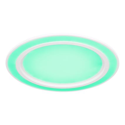Globo - LED RGB Aptumšojams griestu gaismeklis LED/15W/230V + LED/15W + tālvadības pults
