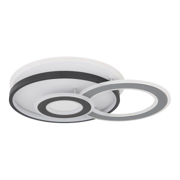Globo 48552D4 - LED griestu lampa BRIENNA LED/40W/230V 43x52 cm balta/pelēka
