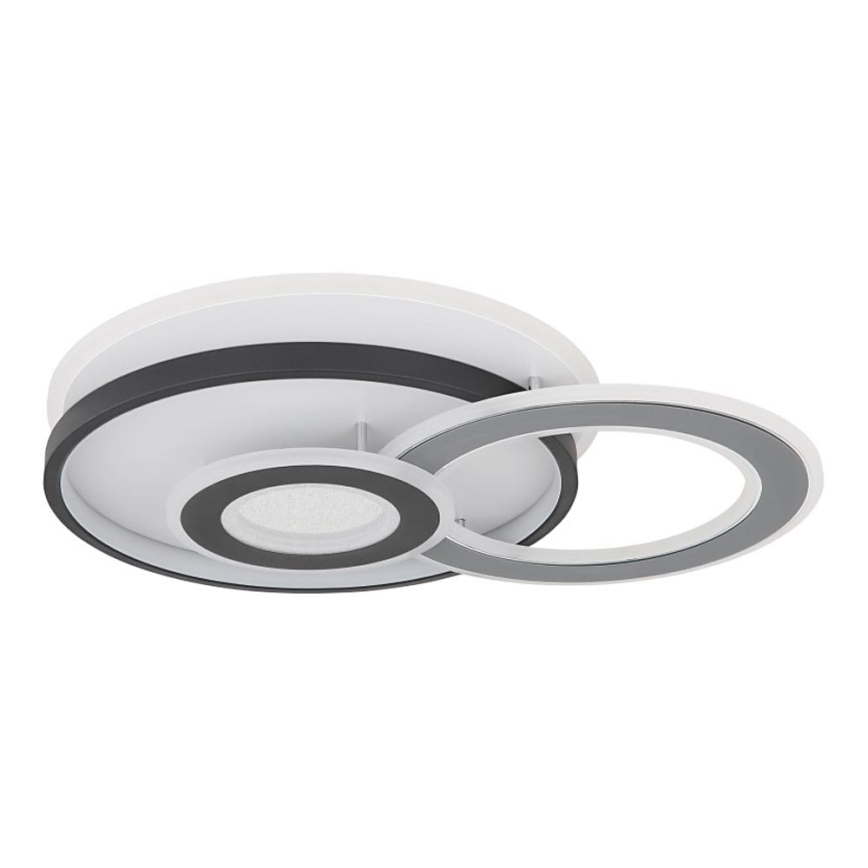 Globo 48552D4 - LED griestu lampa BRIENNA LED/40W/230V 43x52 cm balta/pelēka